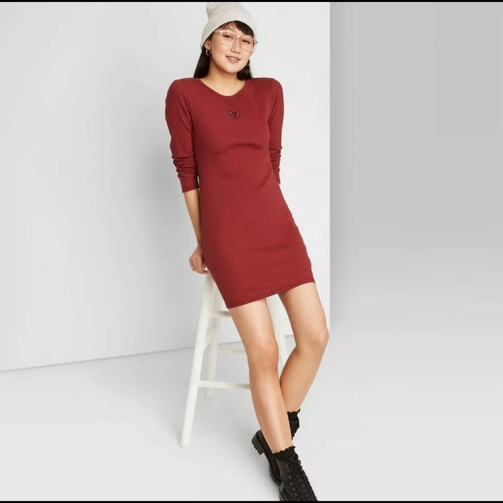 Wild Fable Red Mini Dress